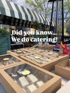 Breaky, brunch, lunch or morning tea. We can cater to your needs! Drop in to see us in store or email info@cornerstoneandco.com.au for more details ๐ป